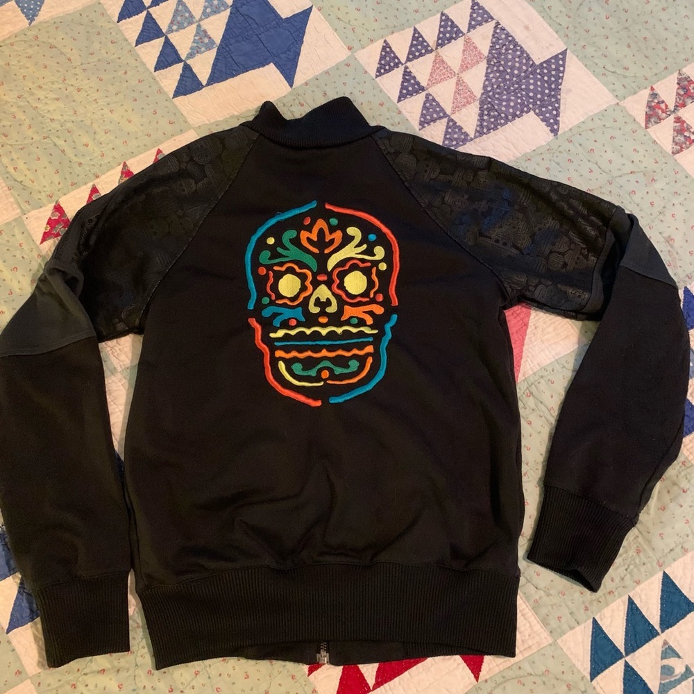 Adidas Day of the Dead jacket! Size womens small.